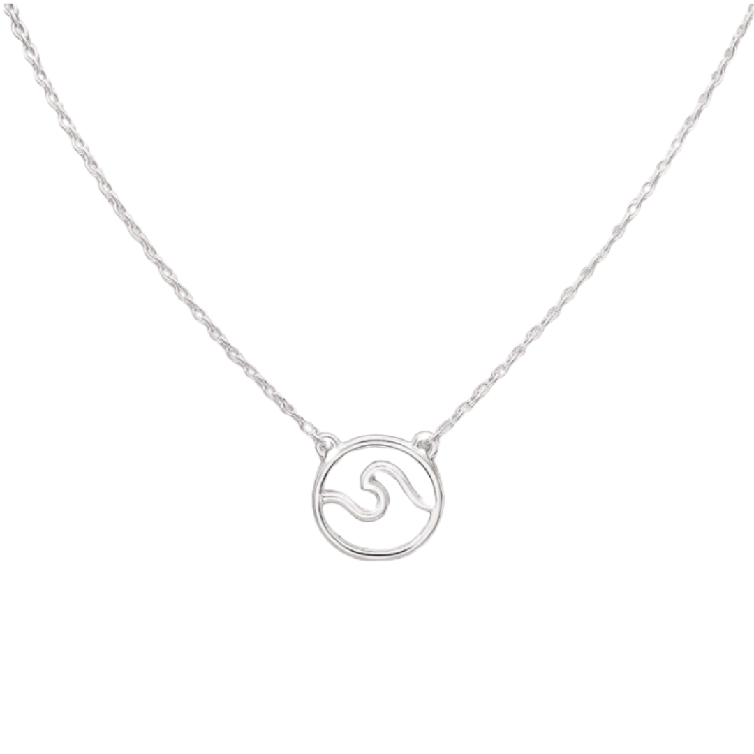 Silver Wave Necklace