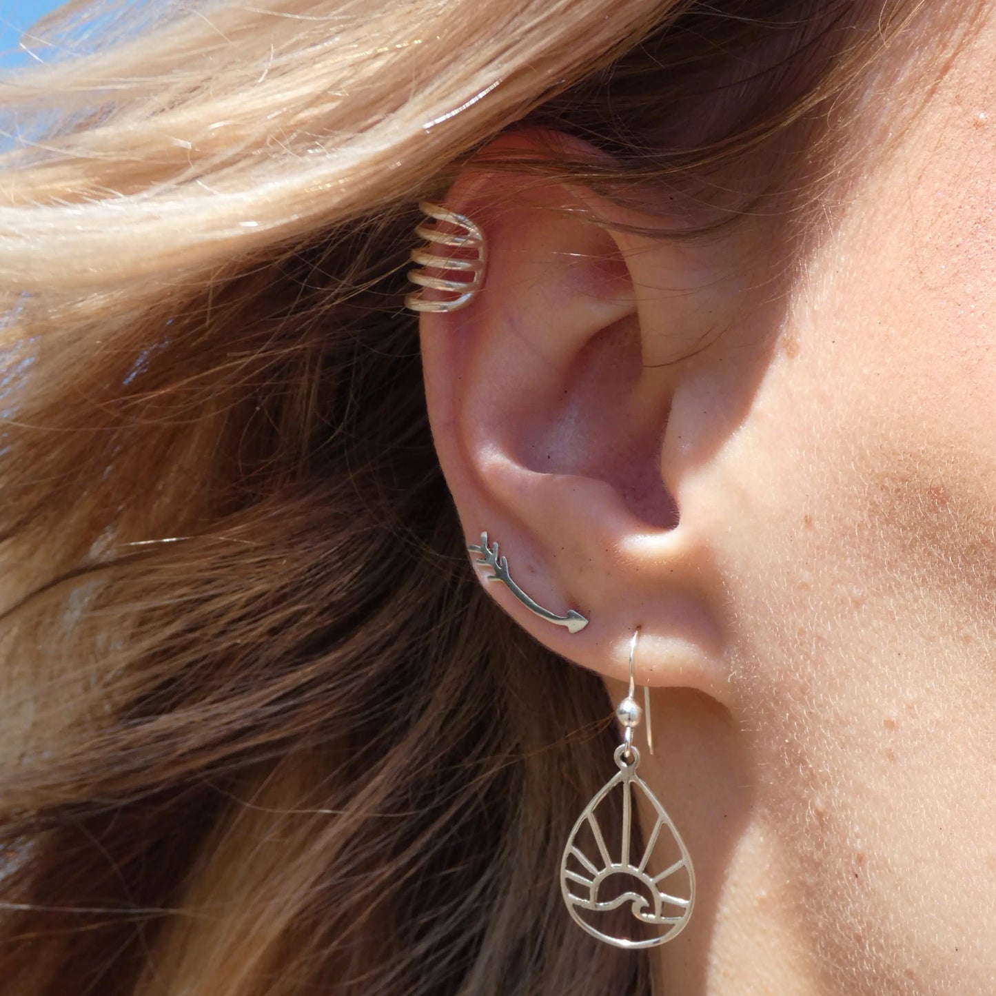 Silver Ear Cuffs Earring Glint Silver Co