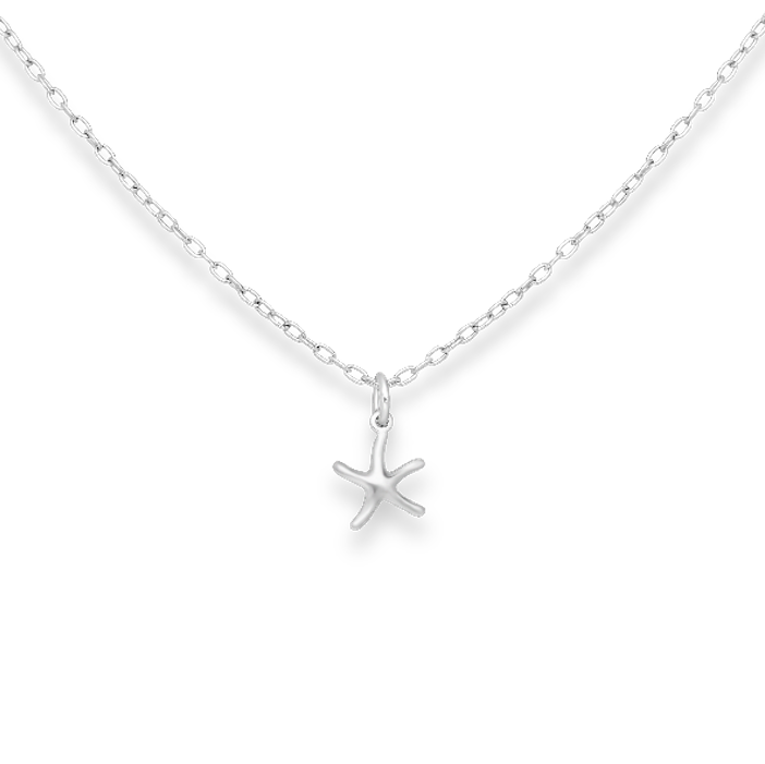 Silver Starfish Pendant