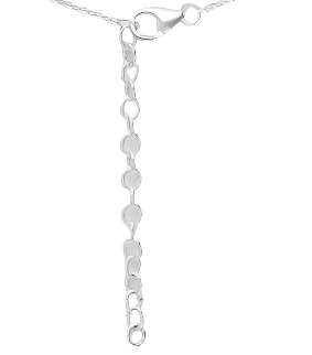 Silver Chevron Necklace