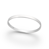 Silver Engravable Bangle Bracelet Glint Silver Co