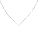 Silver Chevron Necklace Necklace Glint Silver Co