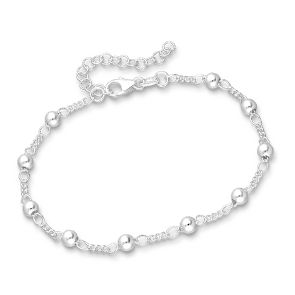 Glint Silver Ball Chain Bracelet – Glint Silver Co - Main Image