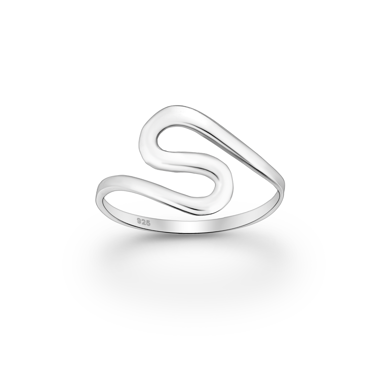 Silver S-Bend Ring