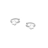 Silver Star Ear Cuffs Earring Glint Silver Co