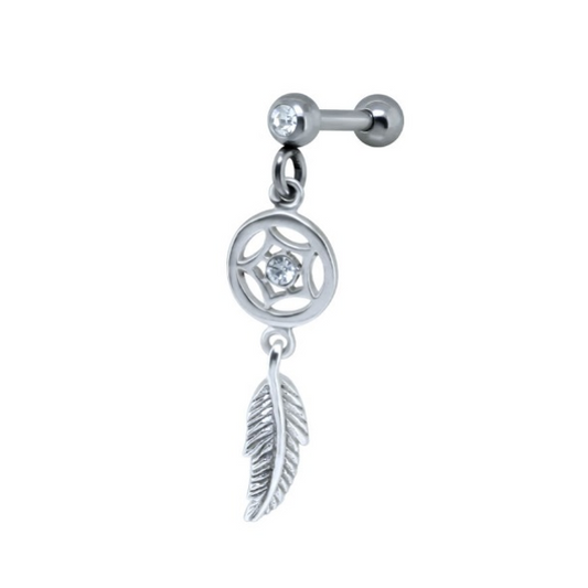 Silver Upper Ear Dream Catcher